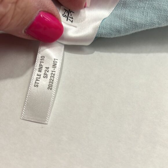 Madewell Blue Heron Linen Square-Neck Mini Dress NWT - Picture 16 of 16